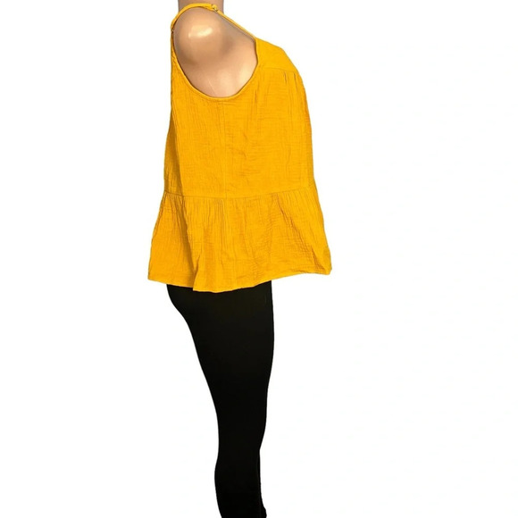 3/$30 🍂 Banana Republic Mustard Yellow Tiered Camisole - Picture 7 of 8